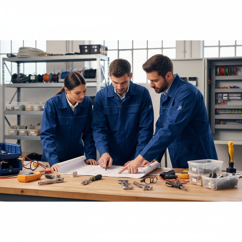 Qisuto electrical installation team